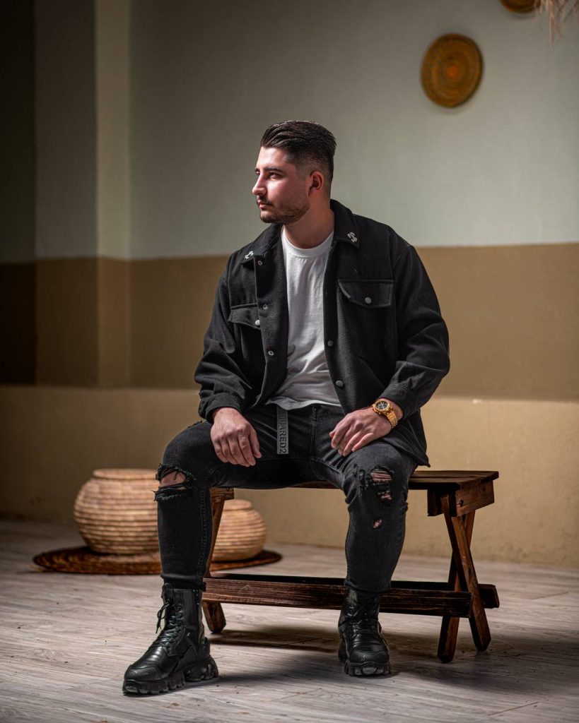 Professional portrait of Safaee taken by Otiner Studio photographers