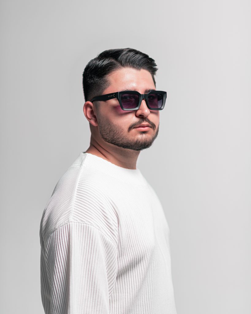 Safaee promotional photography by Otiner Studio for music career