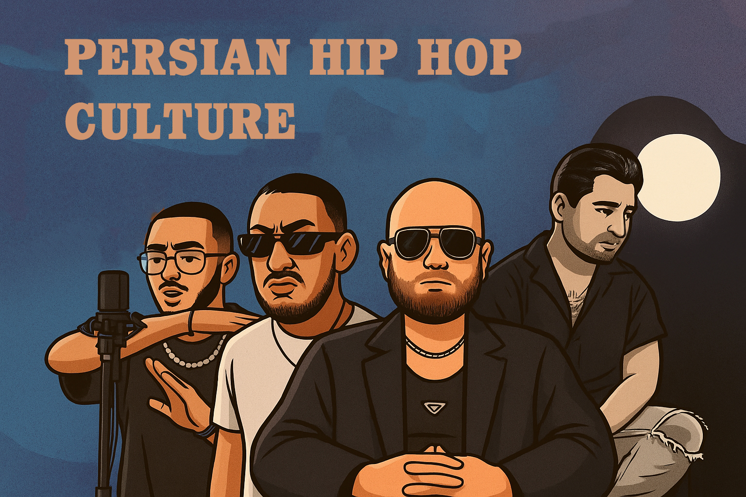 Iranian Hip Hop Beyond Lyrics: Exploring Beats, Covers & Cultural Aesthetics